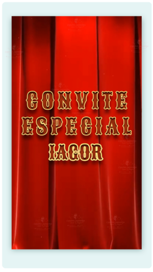 Convite Animado Circo