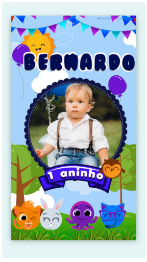 Convite Animado Bolofofos
