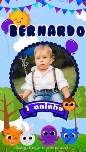 Convite Animado Bolofofos