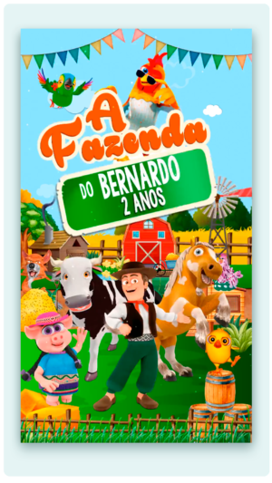 Convite Animado Fazenda do Zenon
