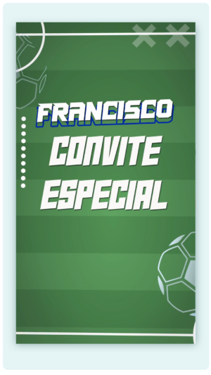 Convite Animado Futebol