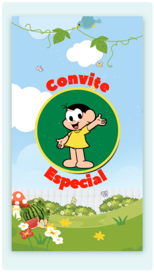 Convite Animado Magali