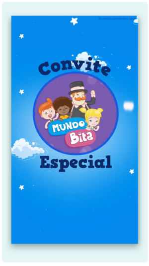 Convite Animado Mundo Bita