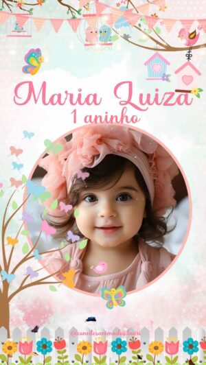 Convite Animado Jardim das Florzinhas