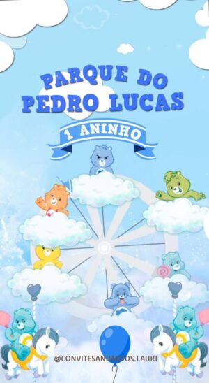 Convite Animado Parque dos Ursinhos Carinhosos