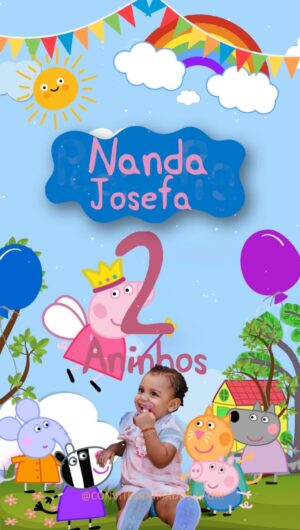 Convite Animado Peppa Pig