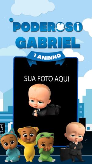 Convite Animado O Poderoso Chefinho