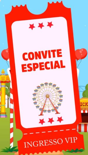 Convite Animado Parque