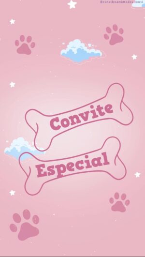 Convite Animado Patrulha Canina Menina