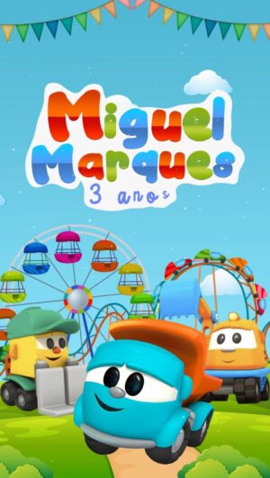 Convite Animado Léo O Caminhão