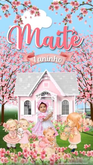 Convite Animado Casinha de Bonecas