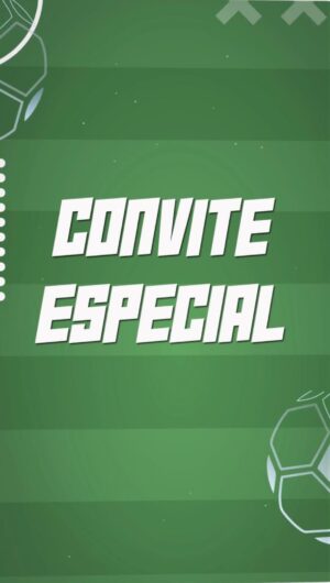 Convite Animado Futebol