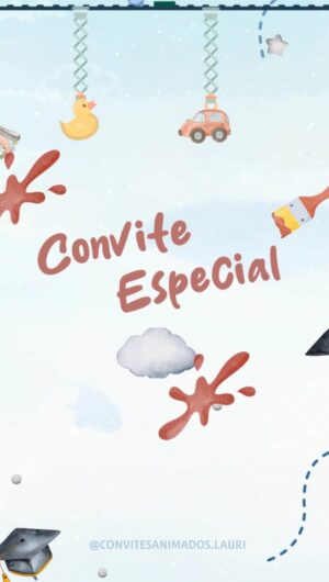 Convite Animado Formatura ABC, Fábrica de Brinquedos