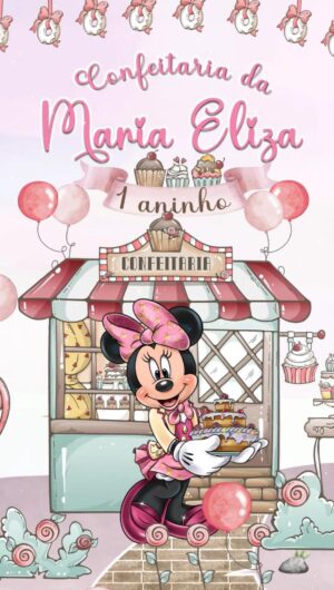 Convite Animado Confeitaria da Minnie