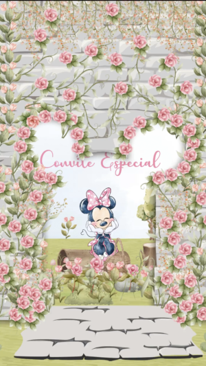 Convite Animado Jardim da Minnie