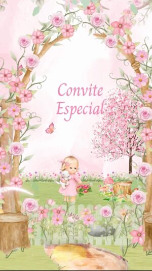 Convite Animado Casa de Bonecas