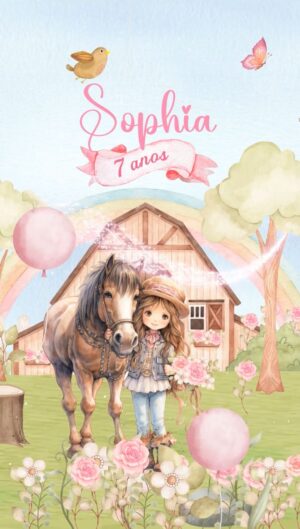 Convite Animado Boiadeira