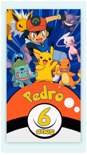 Convite Animado Pokemon