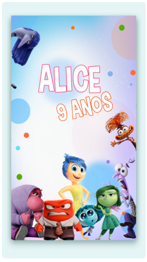 Convite Animado Divertidamente