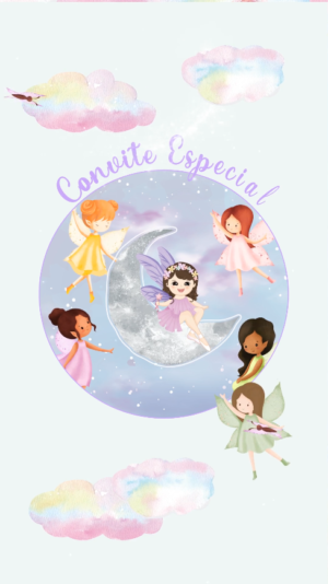 Convite Animado Lua de Cristal