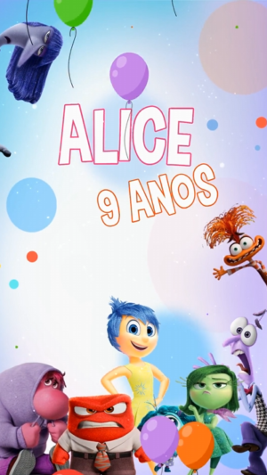 Convite Animado Divertidamente