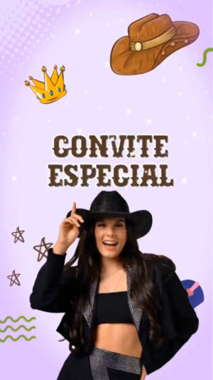 Convite Animado Ana Castela