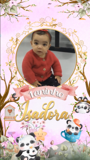 Convite Animado Jardim dos Pandas