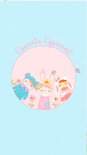 Convite Animado Bonecas Metoo