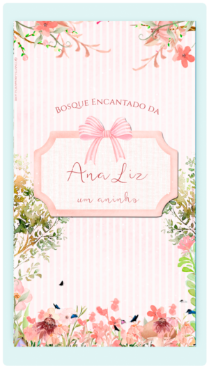 Convite Animado Bosque das Borboletas