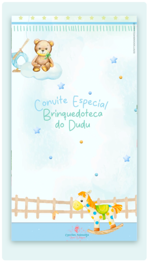 Convite Animado Brinquedos